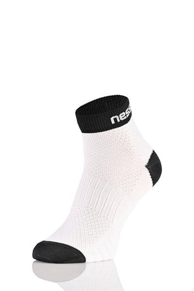 Breathable running socks White-Black