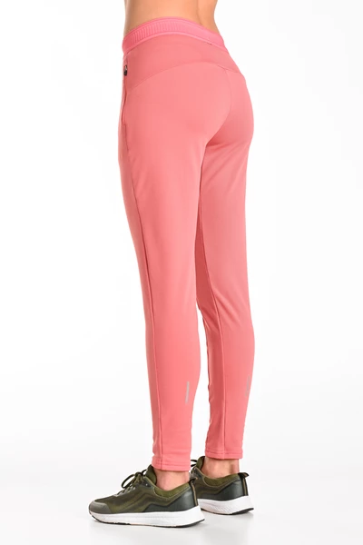 Insulated running pants Coral