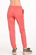 Spodnie joggery bawełniane Coral Pink - packshot