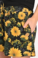 Szorty z organicznej bawełny Sunflowers - packshot