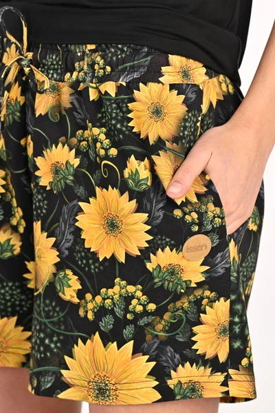 Organic Cotton shorts Sunflowers
