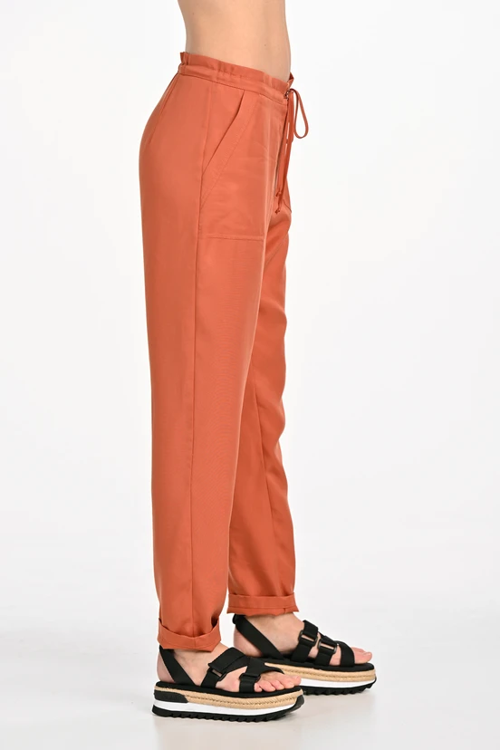 Women's pants TENCEL&amp;#x2122; Rusty Orange - packshot