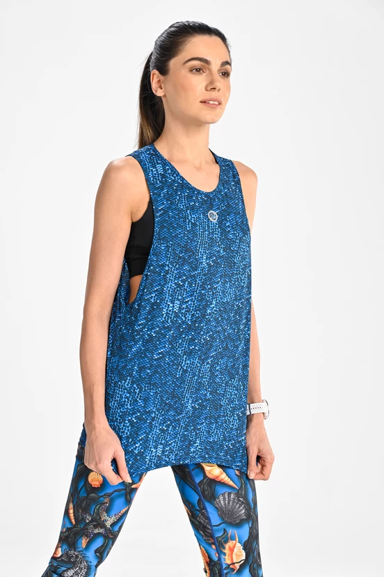 Women's sleeveless shirt Blink Blue - packshot