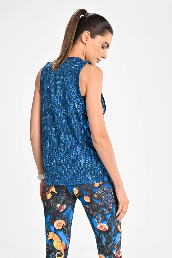 Women's sleeveless shirt Blink Blue - packshot