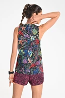 Women's sleeveless shirt Mosaic Sea - packshot