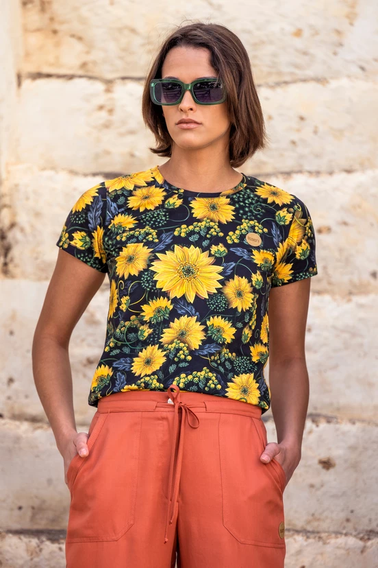 Women's t-shirt Sunflowers - packshot