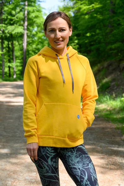 Women's tracksuit blouse Yellow