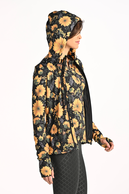 Zipped blouse with a hood Sunflowers - packshot