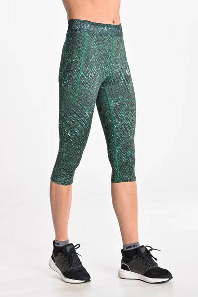 3/4 leggings with side pockets Blink Green