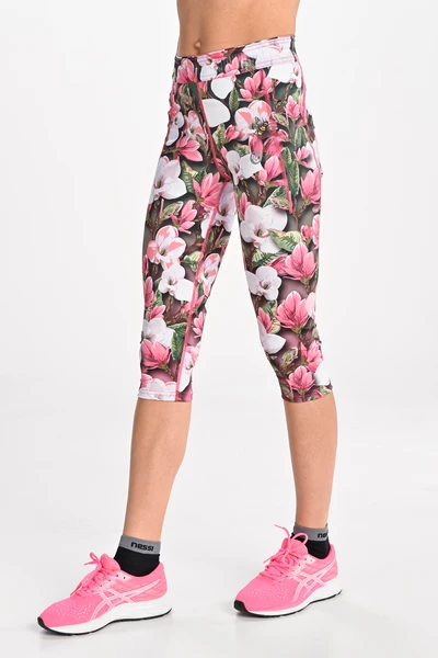 3/4 leggings with side pockets Spring Magnolia