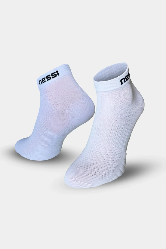 Bezešvé prodyšné ponožky White - packshot