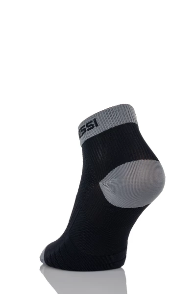 Seamless breathable socks Black-Grey