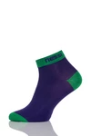 Seamless breathable socks Purple-Green