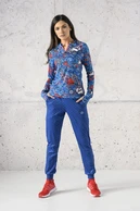 Bluza treningowa Zip Blue Ocean - LBKZ-13F1 - packshot