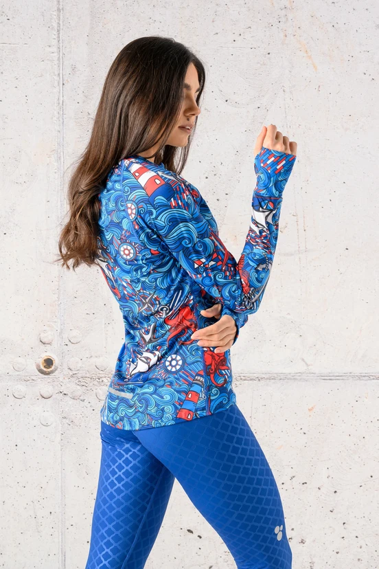 Bluza treningowa Zip - LBKZ-13F1 - packshot