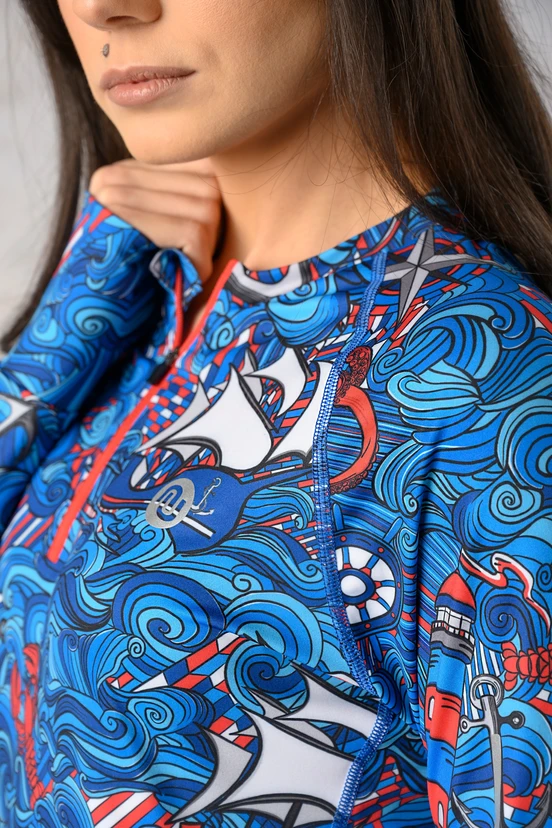 Bluza treningowa Zip - LBKZ-13F1 - packshot