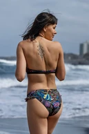 Figi bikini classic z falbanką Mosaic Sea - packshot