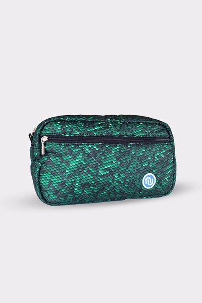Quilted cosmetic bag Blink Green