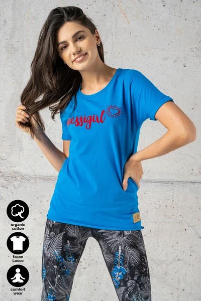 Koszulka #nessigirl Loose Blue - ITB-50NG