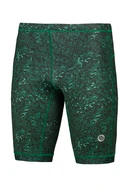 Krótkie legginsy męskie z taśmami stabilizującymi Blink Green - packshot