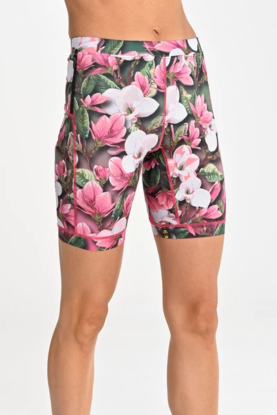 Krótkie legginsy z taśmami stabilizującymi Spring Magnolia