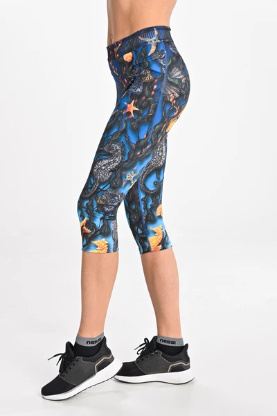 3/4 Dual Space leggings with pockets on the sides Gold Reef
