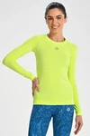 Oddychający longsleeve sportowy Ultra GloYellow