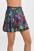 Pleated sport skirt with leggings Mosaic Sea - packshot
