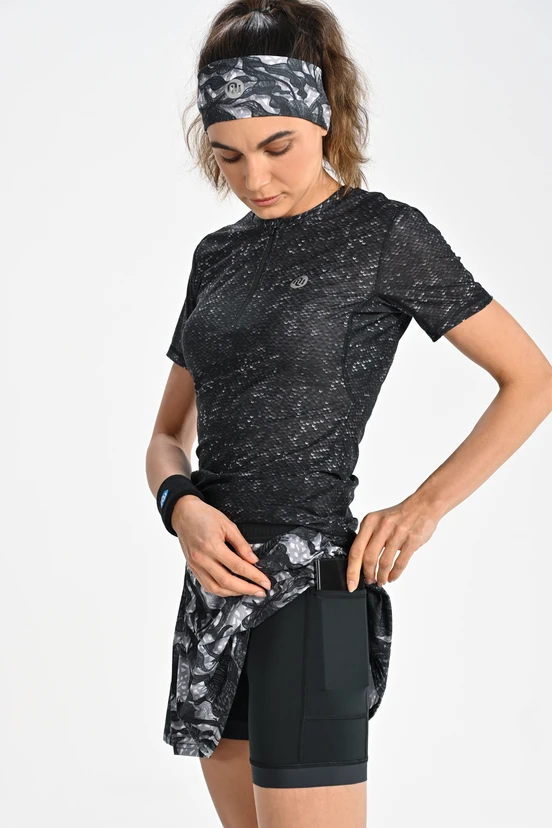 Pleated sport skirt with leggings Ornamo Reef - packshot