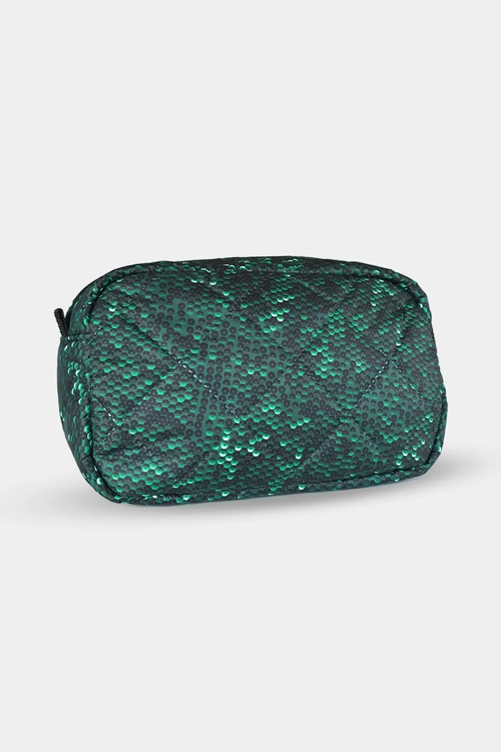 Quilted cosmetic bag Blink Green - packshot