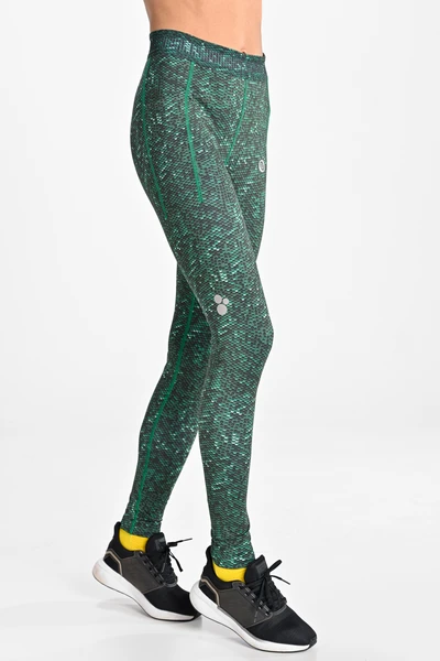 Regular leggings with side pockets Blink Green