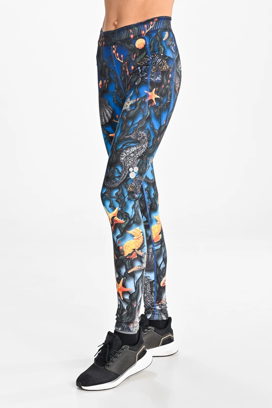 Regular leggings with side pockets Gold Reef - packshot