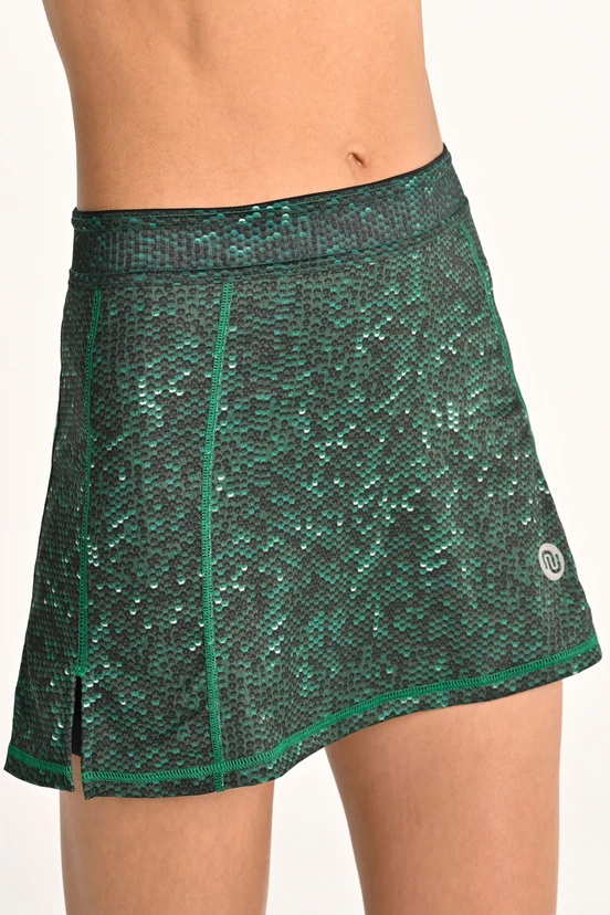 Running skirt with leggings Blink Green - packshot