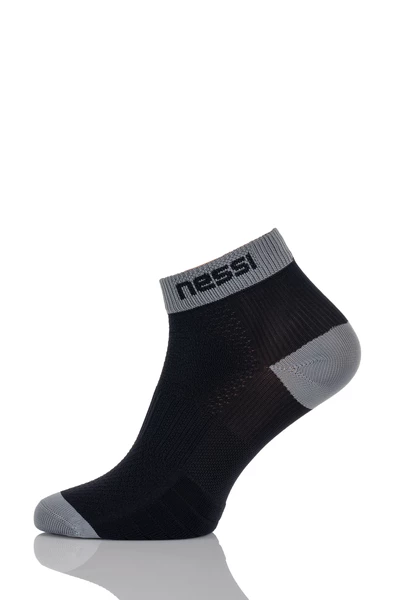 Seamless breathable socks Black-Grey