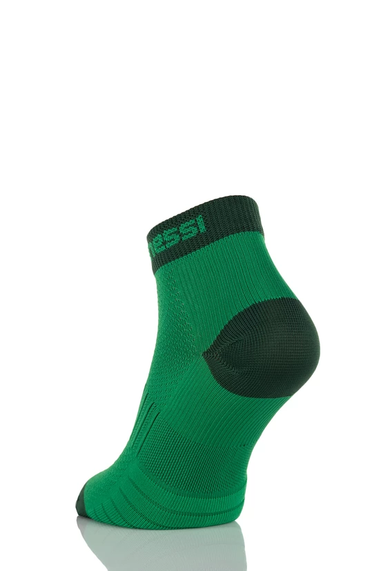Seamless breathable socks Green-Dark green - packshot
