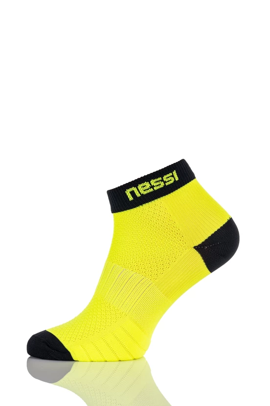 Seamless breathable socks Neo yellow-Black - packshot