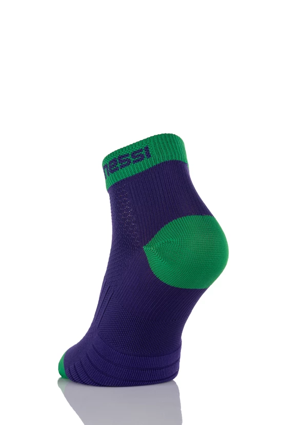 Seamless breathable socks Purple-Green - packshot