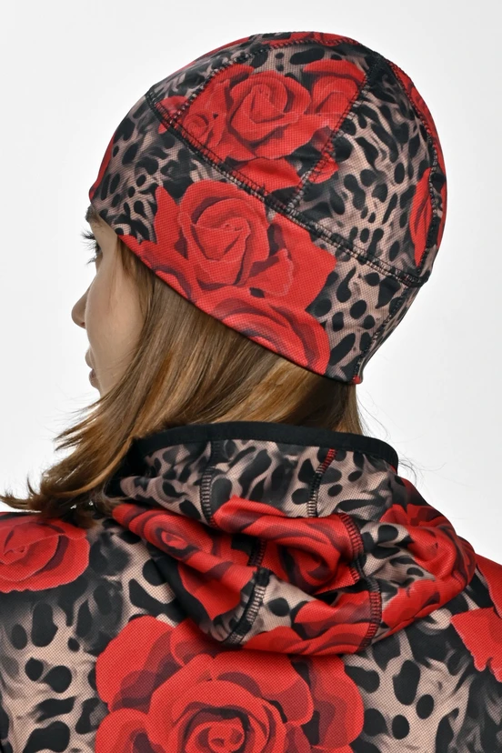 Short insulated hat Selva Roses - packshot