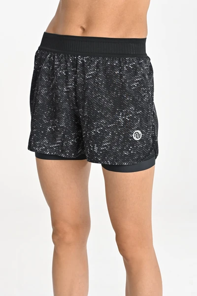 Women's sports shorts with leggings Blink Black