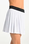 Sportovní sukně s legínami plisé White