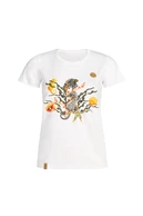 Women's t-shirt Pure White with print - packshot