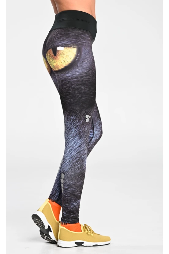 Legginsy Regular Z Pasem Pro Black Cat - packshot