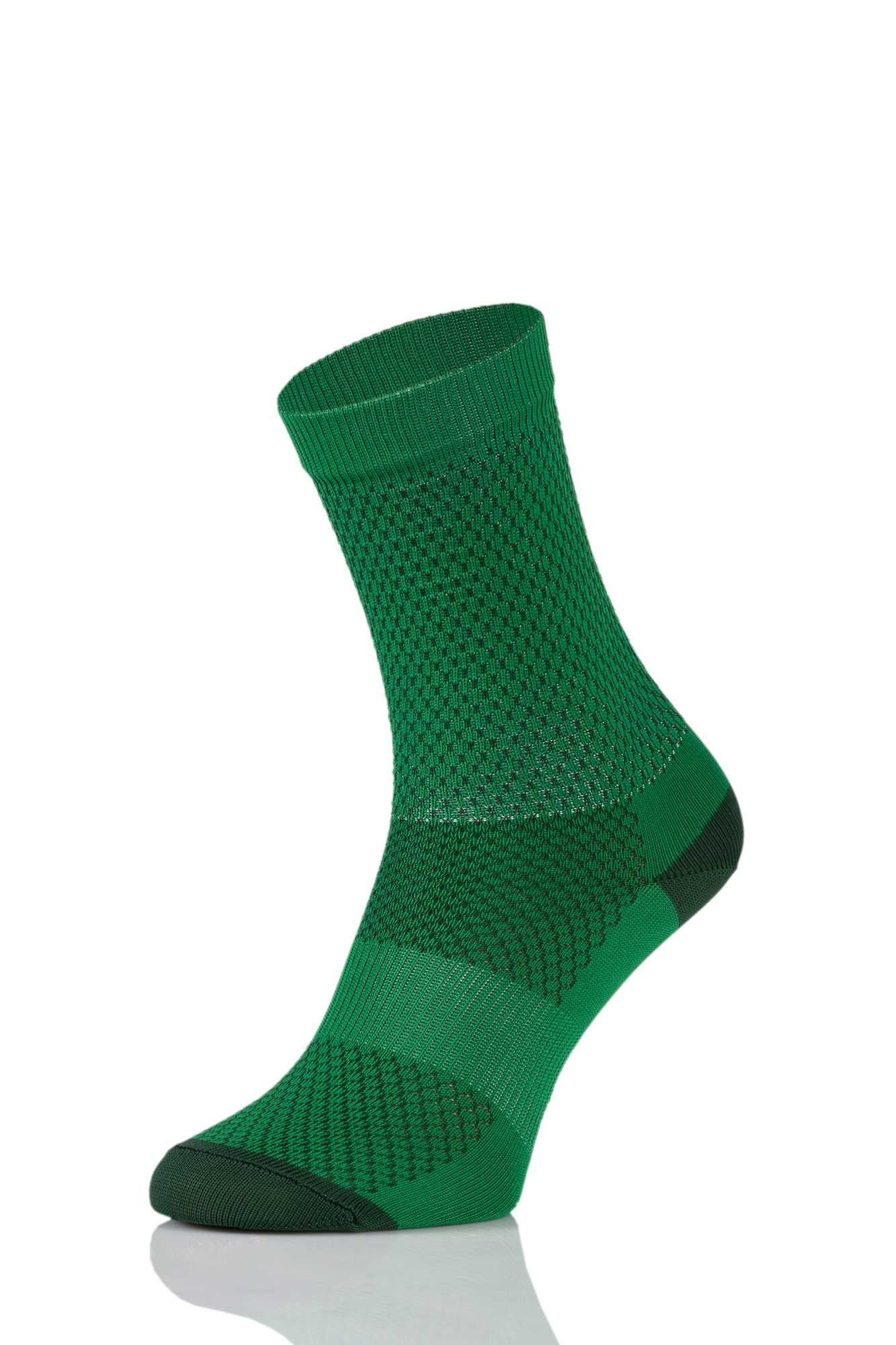 Cycling socks Green Nessi Sportswear