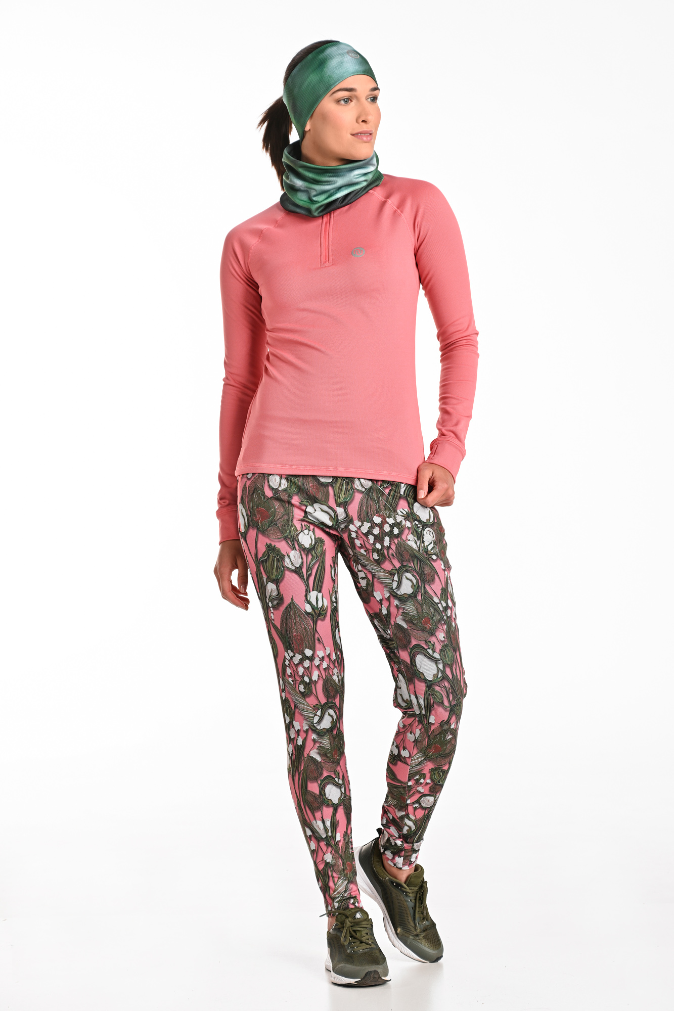 Insulated running pants Pink Fusion Nessi Sportswear